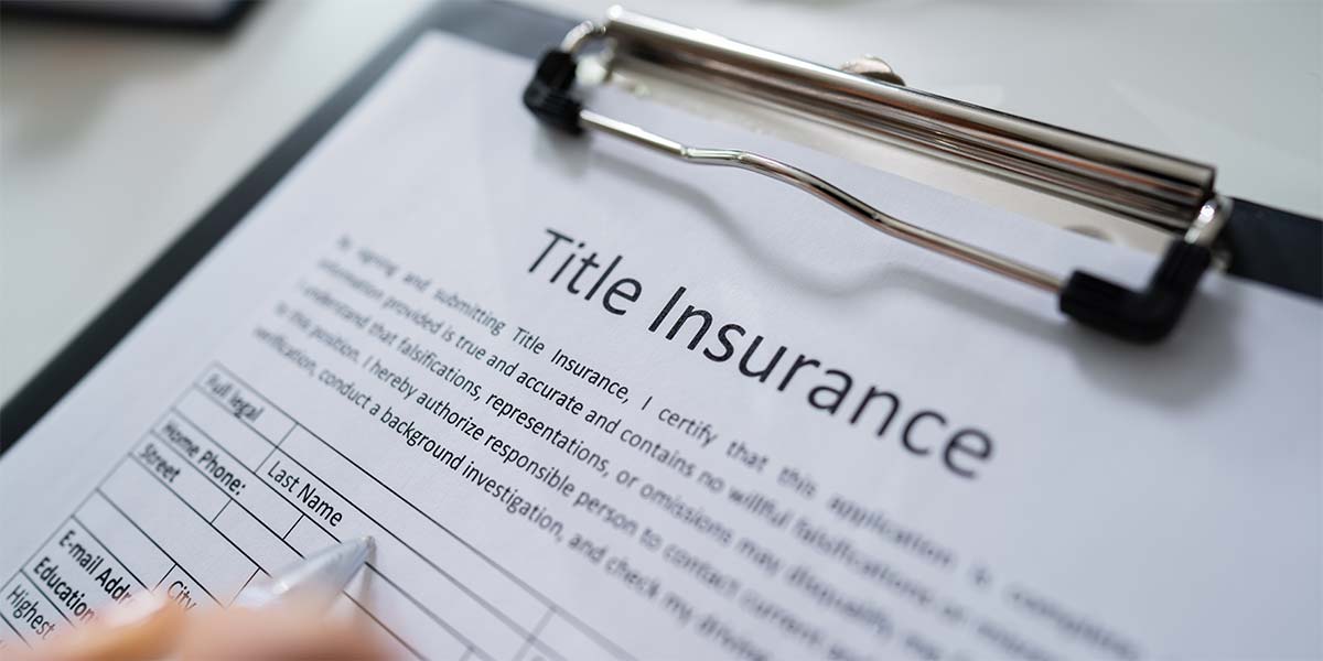 Legal paperwork for Title Insurance